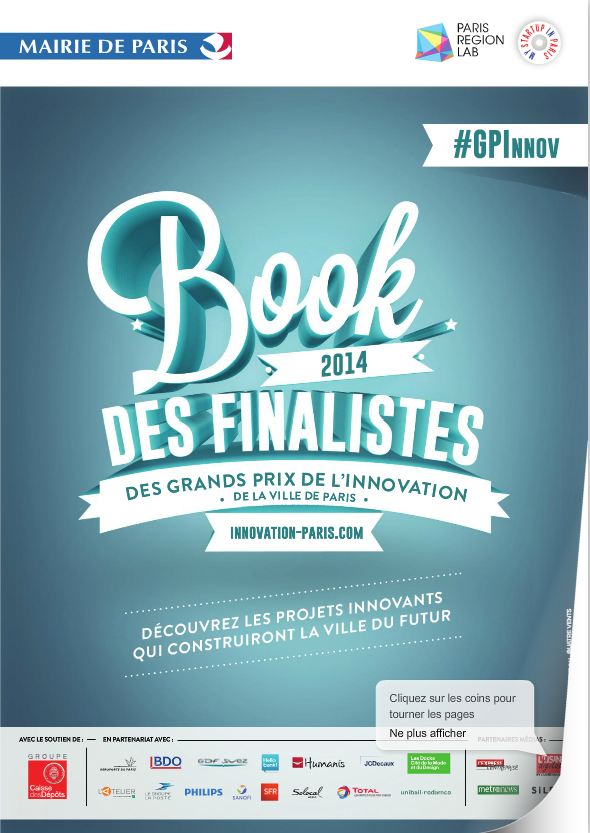 Book Grands Prix Innovation Ville de Paris 2014