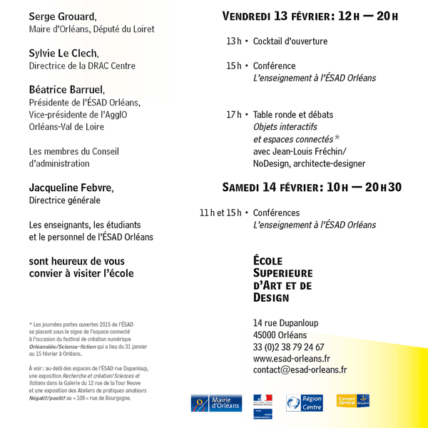 Portes ouvertes ESAD