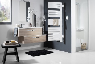 Allure, sèche-serviettes pivotant 3 en 1