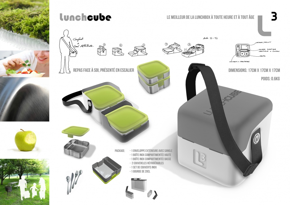 LunchCUBE, lunch box