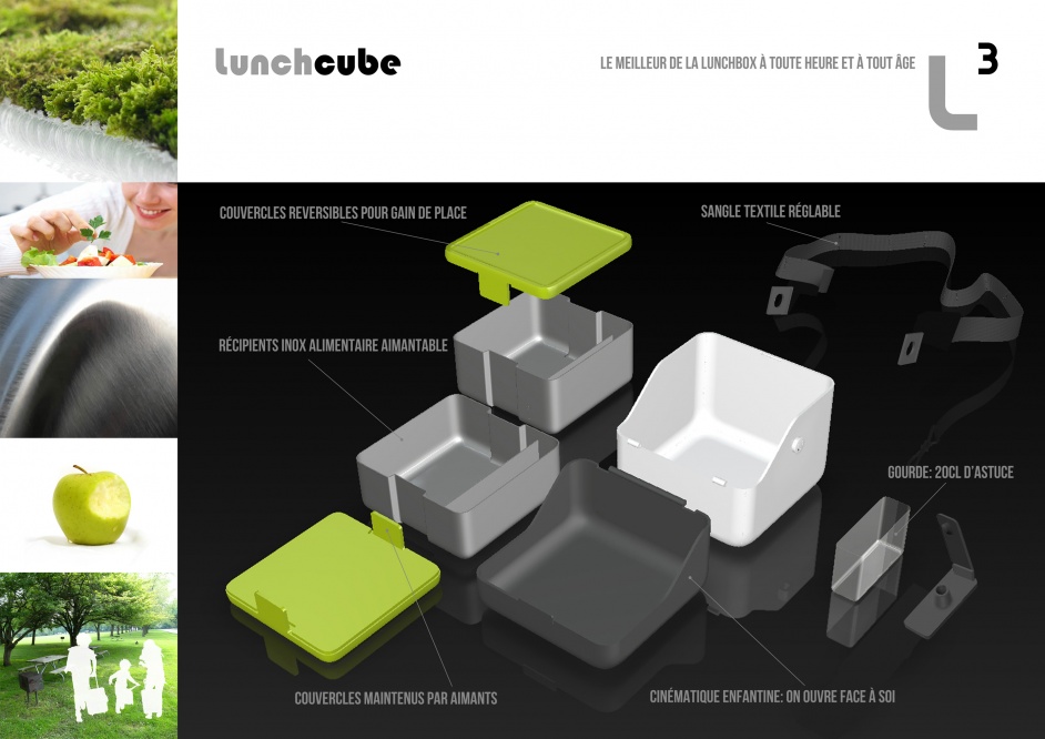 LunchCUBE, lunch box