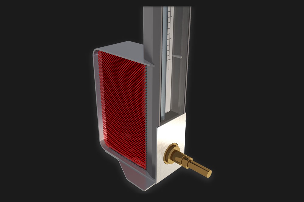 Setaram DB, débitmètre pneumatique
