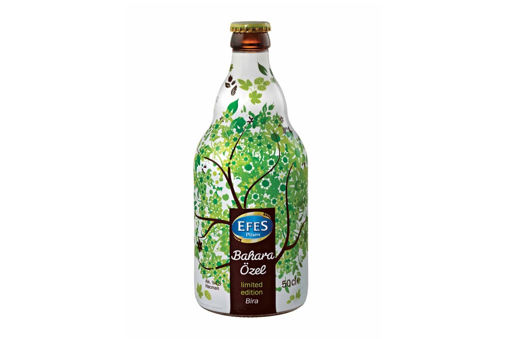 Efes Pilsen Special for Spring, bouteille de bière de printemps