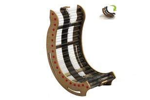 KusKus Chair, fauteuil à bascule convertible en chaise longue