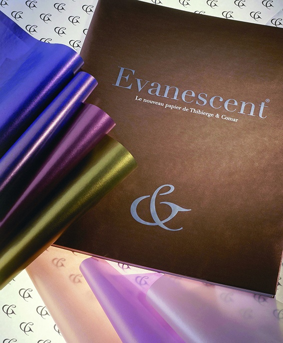 Gamme de papier et brochure de présentation Evanescent