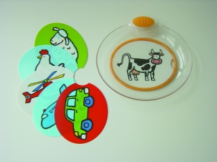 Assiette ludique multi-décors