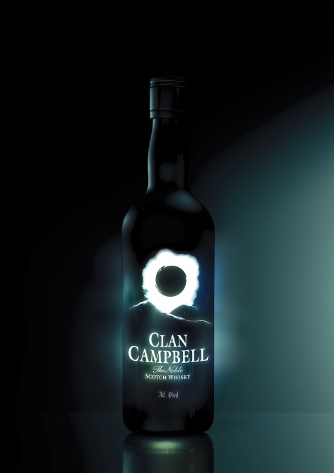 Bouteille de nuit Clan Campbell