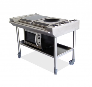 Meuble de cuisson mobile Show Cooking