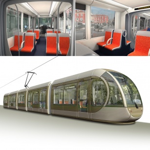 Tramway de la Communauté d'Agglomération de Nice Côte d'Azur tramway