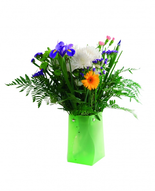 Filigrane vase pliable