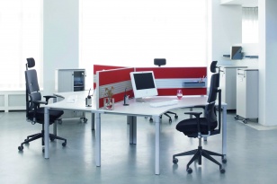 Kalidro, bureau et Partito, écran