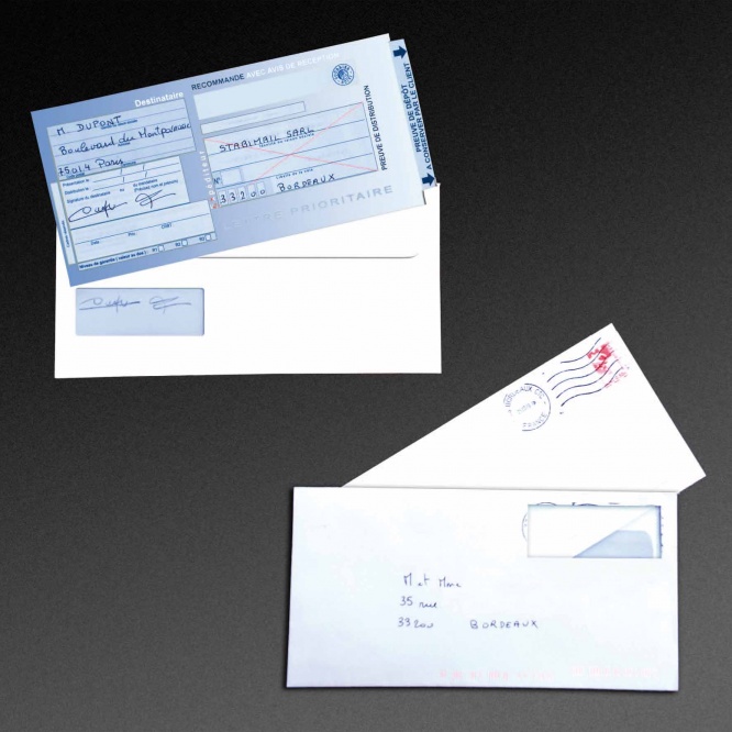 Stabimail, enveloppes postales à fenêtres ouvertes