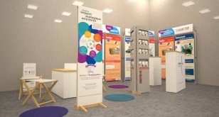 Stand Espaces Info Energies, stand éco-conçu