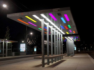 Abris de stations du tramway de Reims