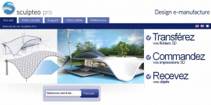 pro.sculpteo.com, plateforme d’impression 3D en ligne au service des designers et des entreprises