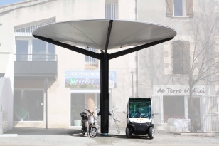 SunTree, Mobilier Urbain à Energie Positive