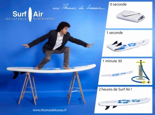Surf Air, planche de surf gonflable