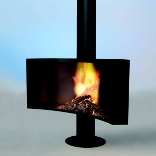 CURVIFOCUS, cheminée contemporaine