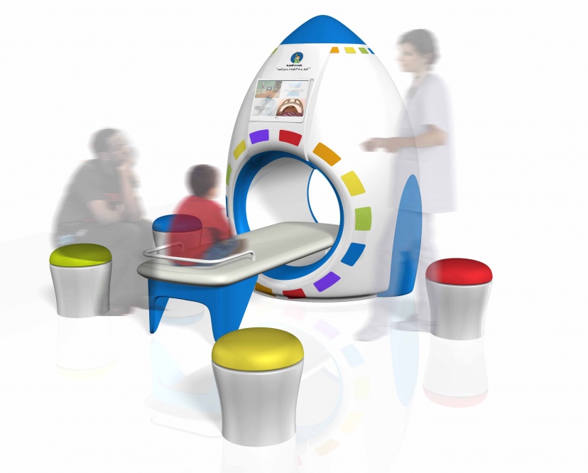 IRM en jeu, simulateur ludique d'IRM pour enfant