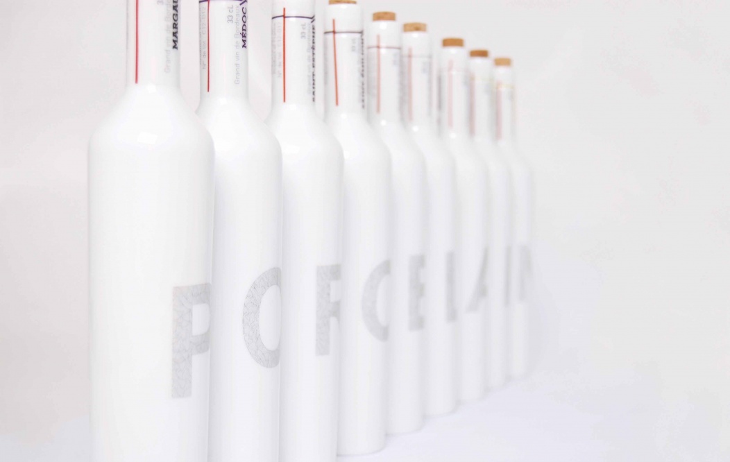 Porcelain, gamme de neuf vins de Bordeaux