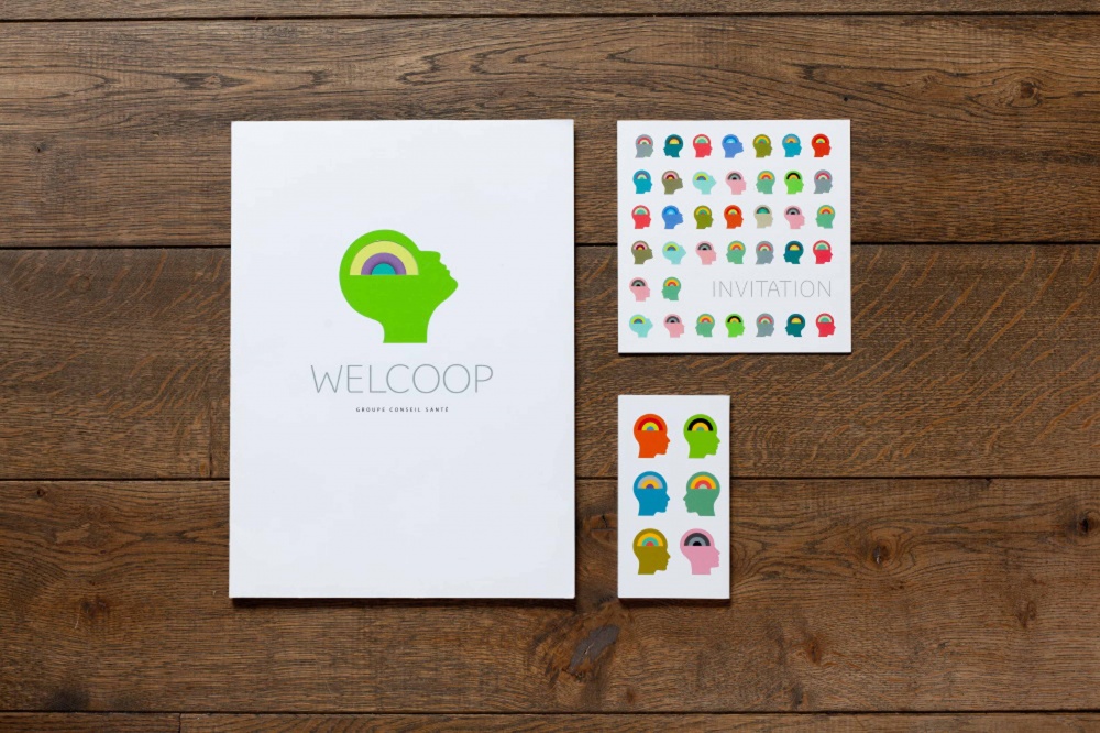 Welcoop « Notre travail, c’est votre santé », identité visuelle et architecture de marque