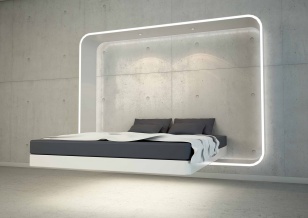 Cosy Bed, lit architectural suspendu