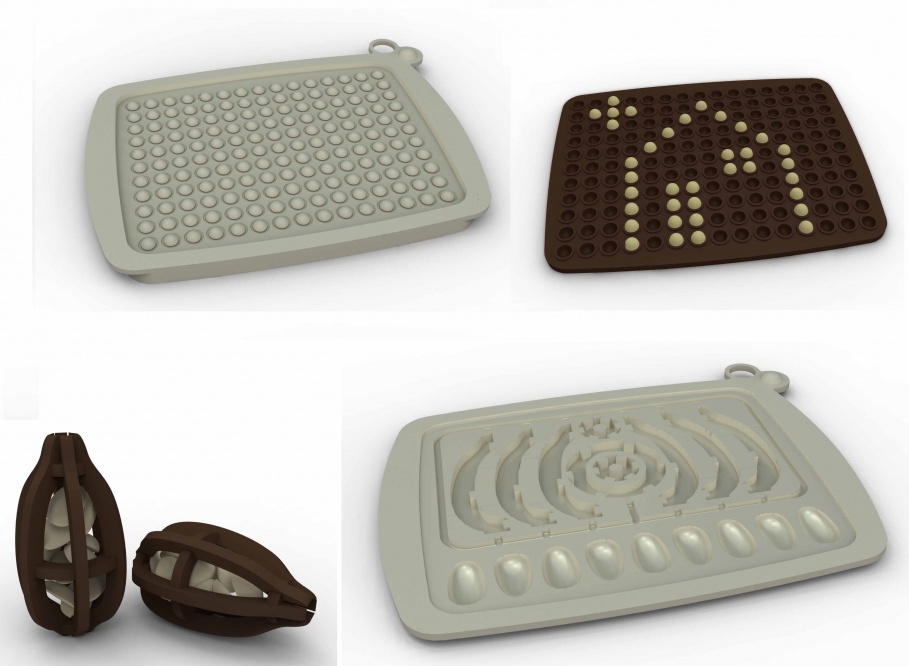 Gamme YooCook, moules à chocolat ludique