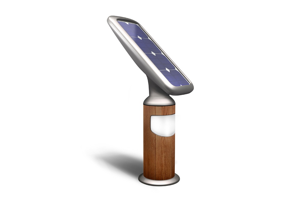 SunnyPark, borne lumineuse de balisage autonome à énergie solaire