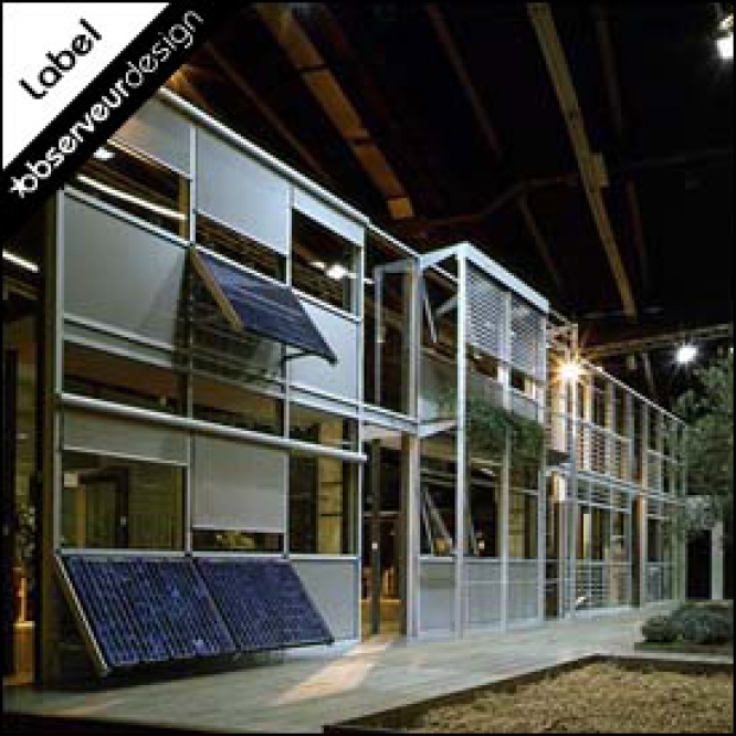 façade réactive Géode