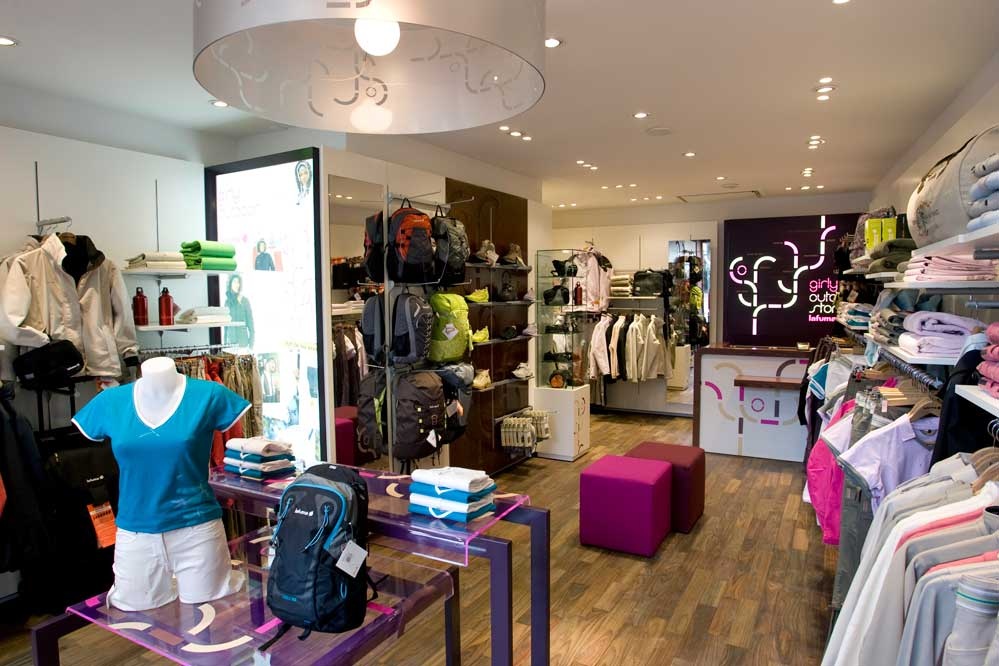 Lafuma Girly Outdoor, concept point de vente