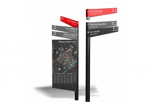 Signalétique directionnelle touristique pour la Ville de Mulhouse