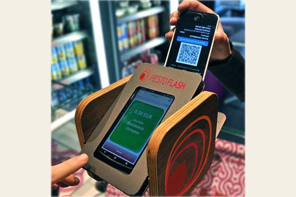 Resto Flash, émetteur de titres restaurant sur téléphone mobile