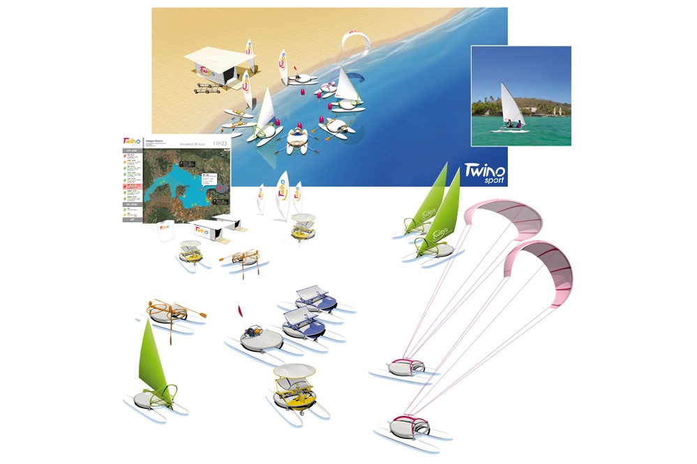 TWINO, catamarans de loisirs