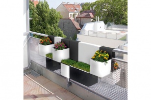 Kubes, jardinière pour balcon