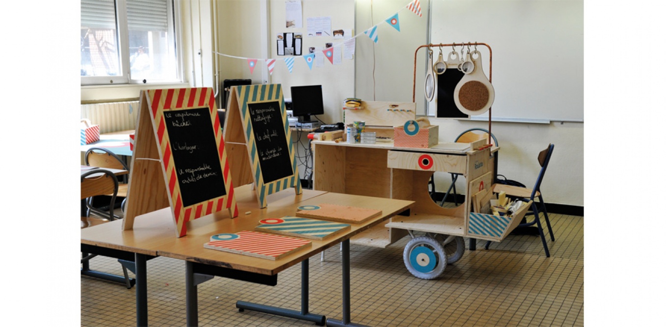 Professeur Roulette, école de design itinérante