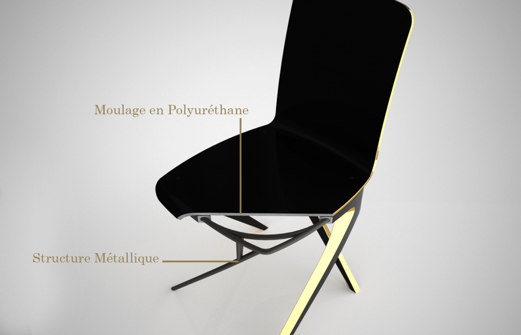 COCKTAIL - Chaise de séjour