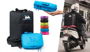 SOFTCASE, top-case pliable et amovible