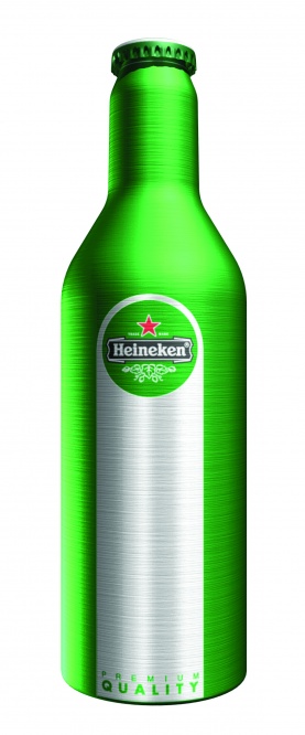 Bouteille aluminium Heineken