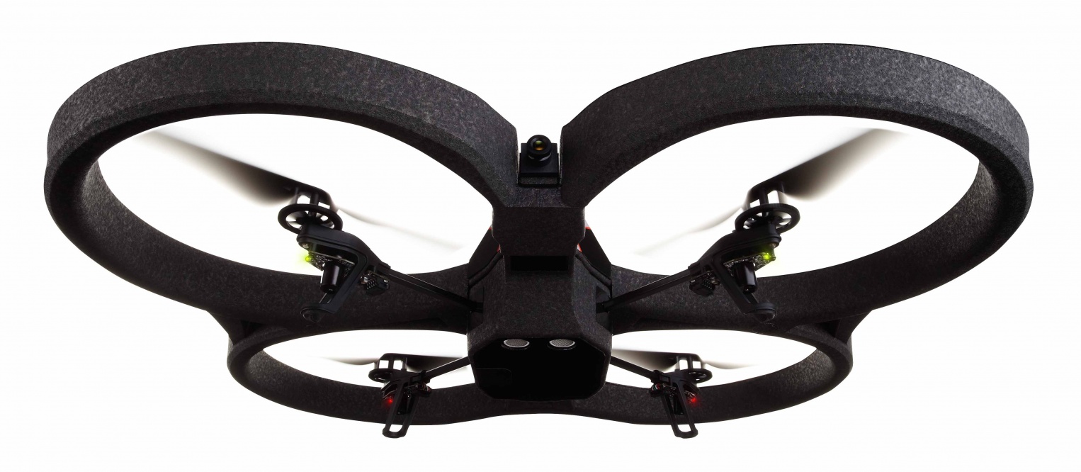 Parrot AR.Drone 2.0, quadricoptère pilotable par smartphone avec caméra HD