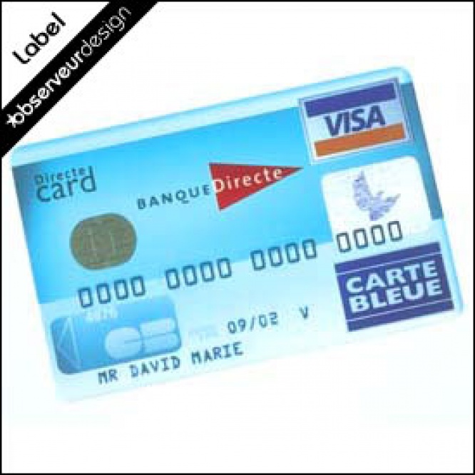 Carte bancaire sécurisée Directe Card