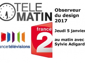 L'Observeur du design 2017 sur France 2