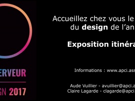 Accueil de l'exposition Observeur du design 2017